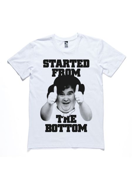 The Underdogs: Started From The Bottom Tee (White) by I Oh You